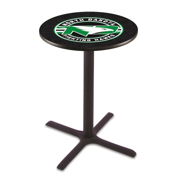 42" Blk Wrinkle North Dakota Pub Table